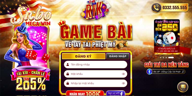 Khuyến mãi hấp dẫn tại Rikvip – nhận thưởng khủng khi tham gia các chương trình đặc biệt